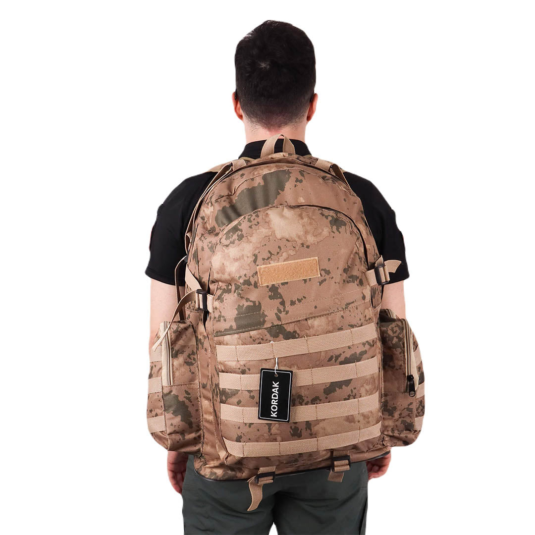 Deserton Camouflage Military Camping Trekking Backpack - 75 Liter Bag