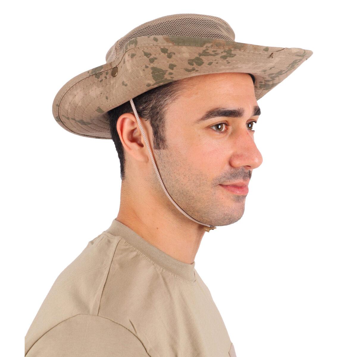 CRW Camouflage Military Adjustable Trilby Hat