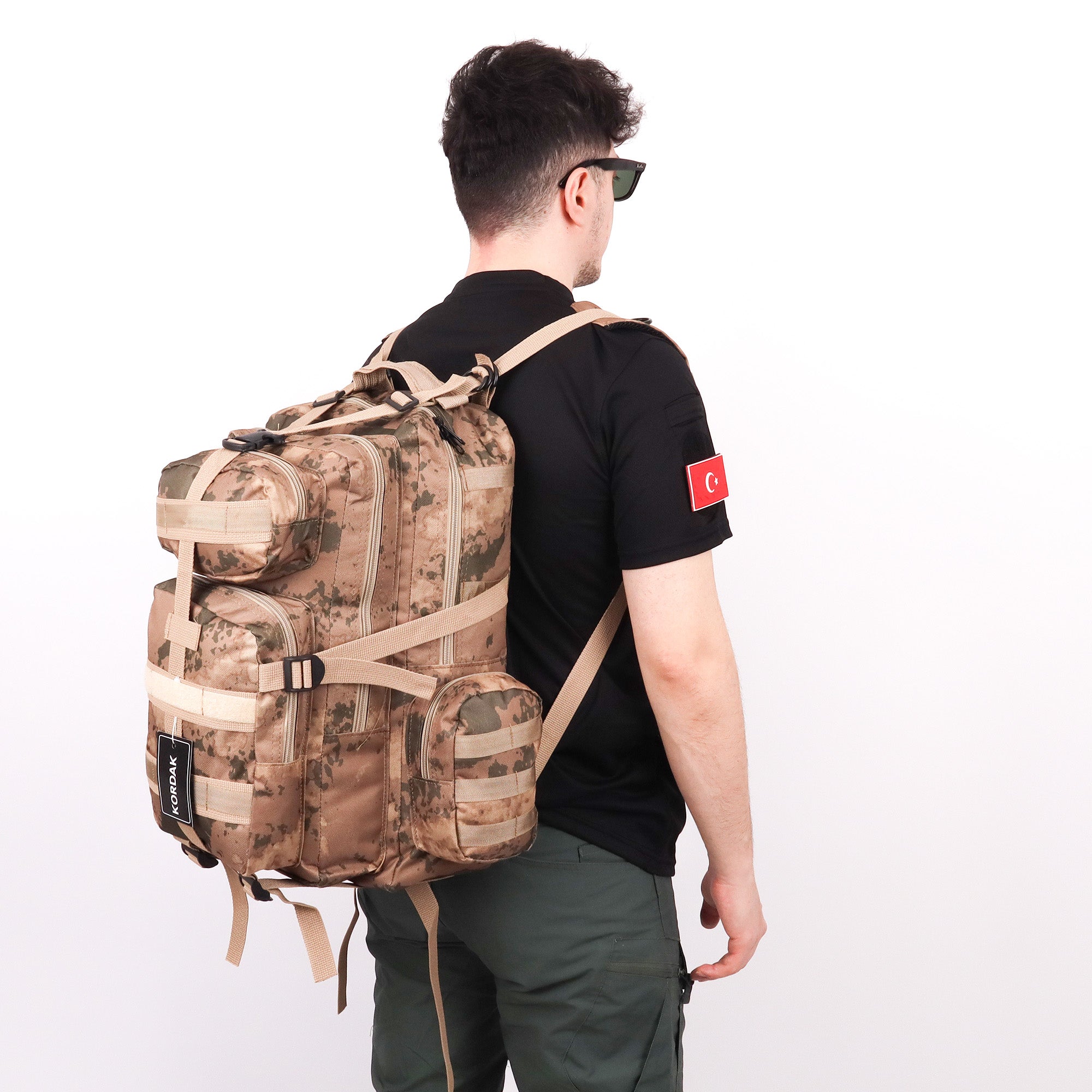 Deserton Camouflage Military Outdoor Backpack - 42 Liters Bag