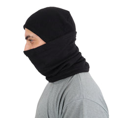 Black Fleece Neck Collar - Beanie Model