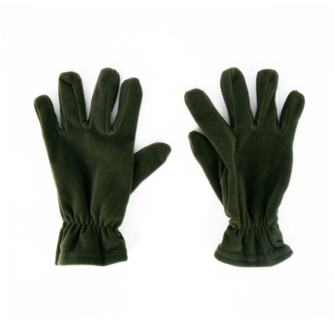 Khaki Fleece Beanie - Fleece Neck Collar - Fleece Gloves (Set of 3)