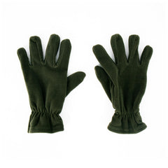 Dark Khaki Fleece Winter Gloves