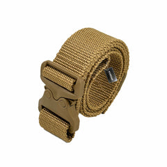 Beige Plastic Tipped Cobra Model Clip-on Belt