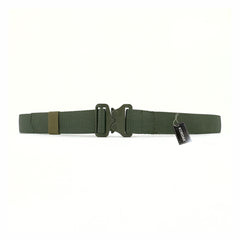 Khaki Plastic Tipped Cobra Model Clip-on Belt