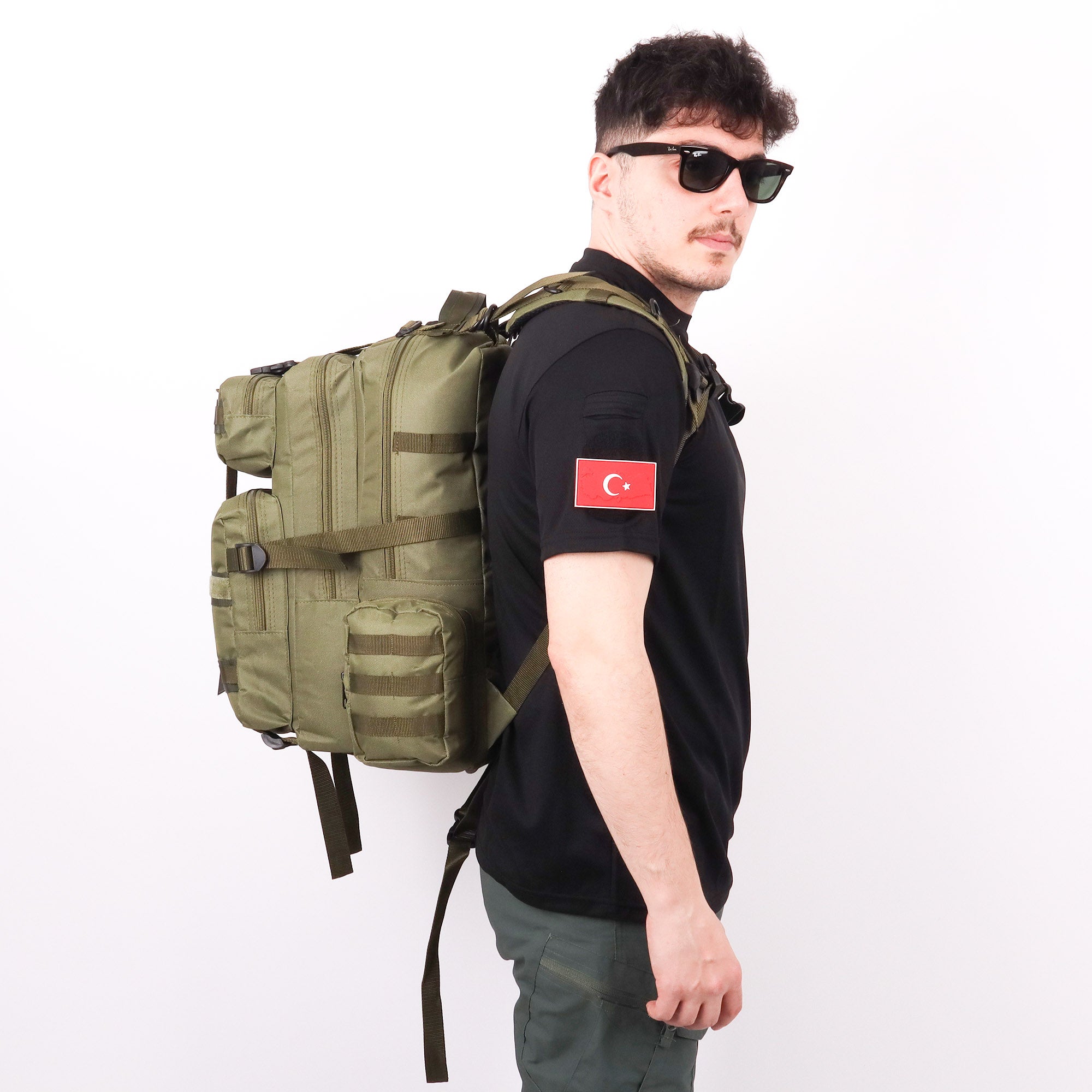 Khaki Hike Outdoor Backpack - 42 Liters Bag