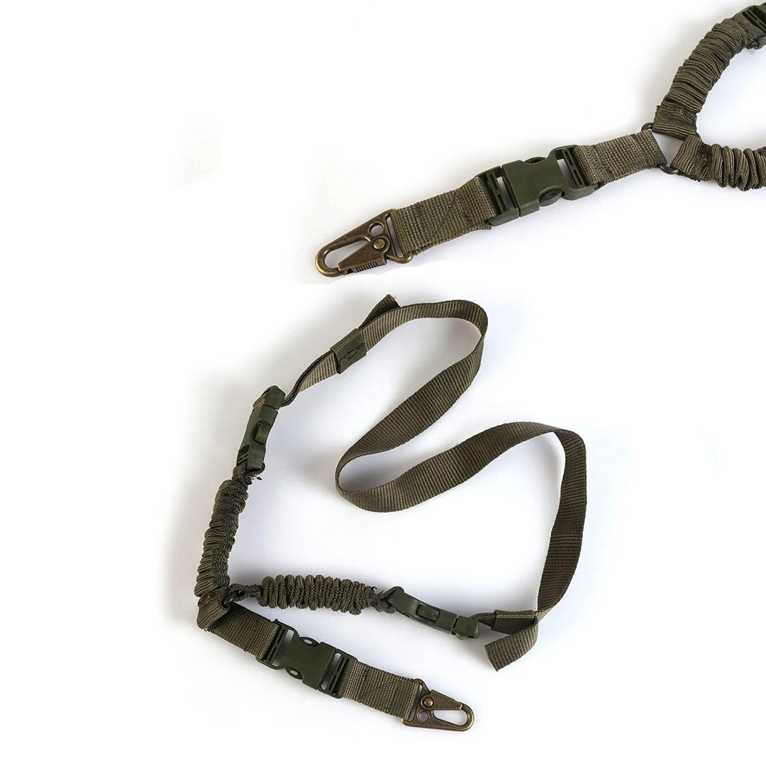 Beige Single Clip Rifle Gun Sling Strap