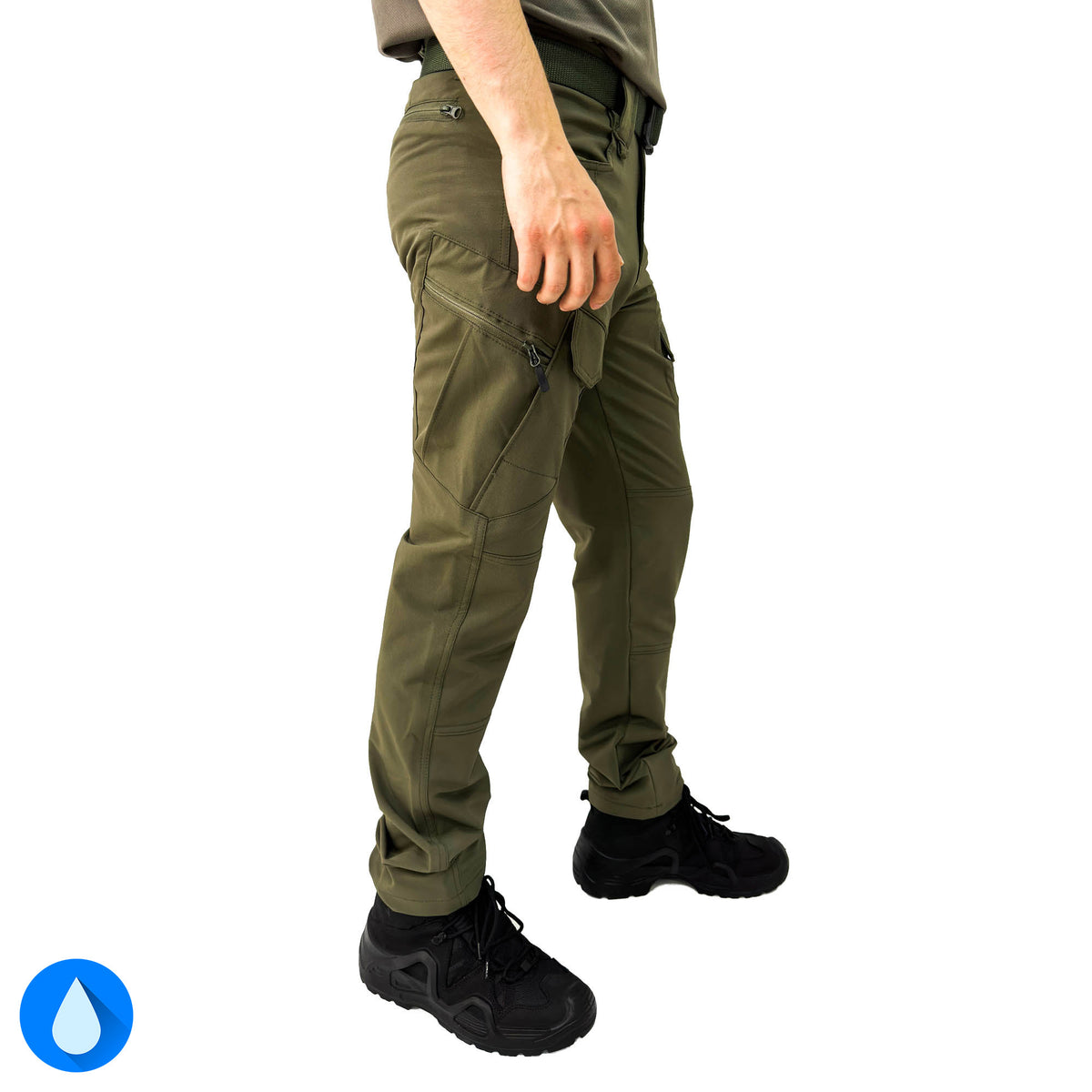 Khaki Water Repellent Trekking Outdoor Tactical Pants