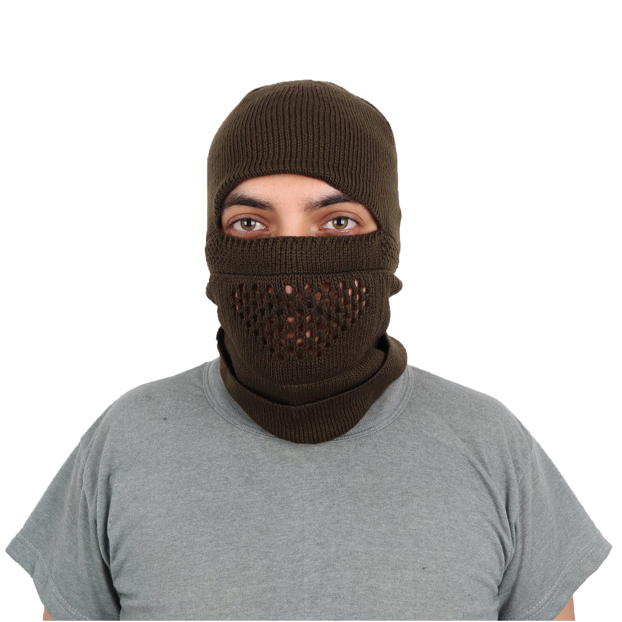 Deserton Camouflage Knitted Balaclava Beanie (Ski Mask)