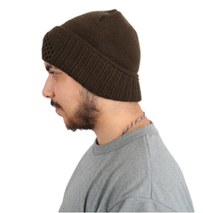 Brown Knitted Balaclava Beanie (Ski Mask)