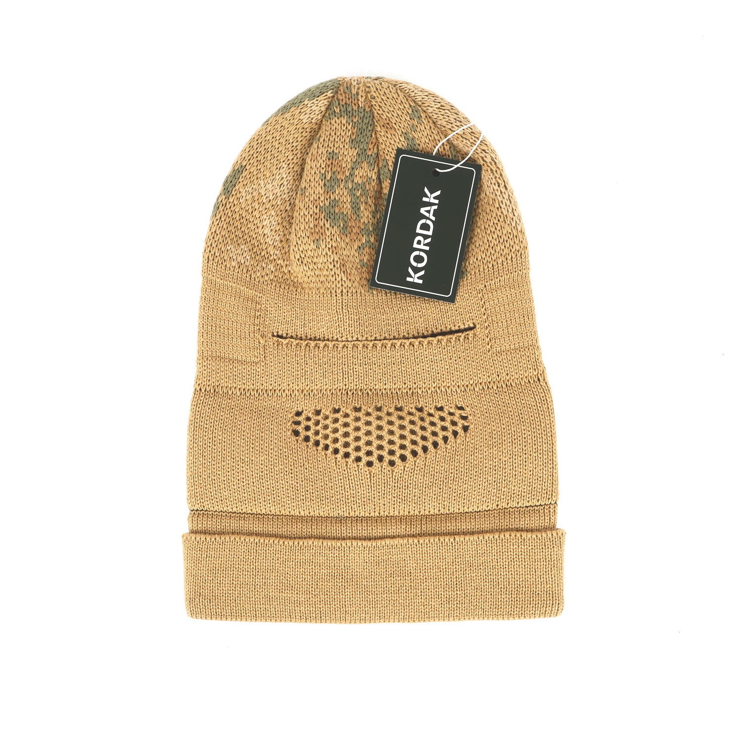 Brown Knitted Balaclava Beanie (Ski Mask)