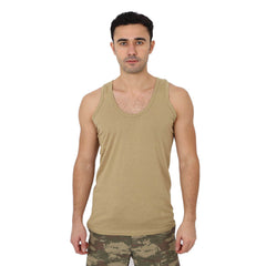 Military Nano Green Sleeveless Tank Top