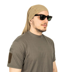 Beige Motorcycle Military Buff Bandana