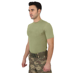 Nano Green Short Sleeve Sport Thermal Microfiber T-shirt