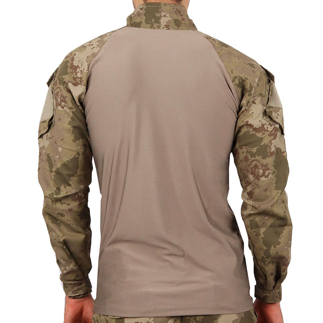 CRW Camouflage Tactical Long Sleeve Combat Operation Shirt