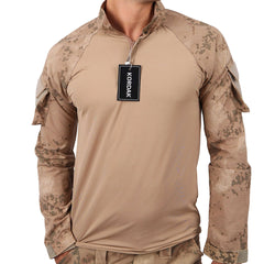 Deserton Camouflage Tactical Long Sleeve Combat Operation Shirt