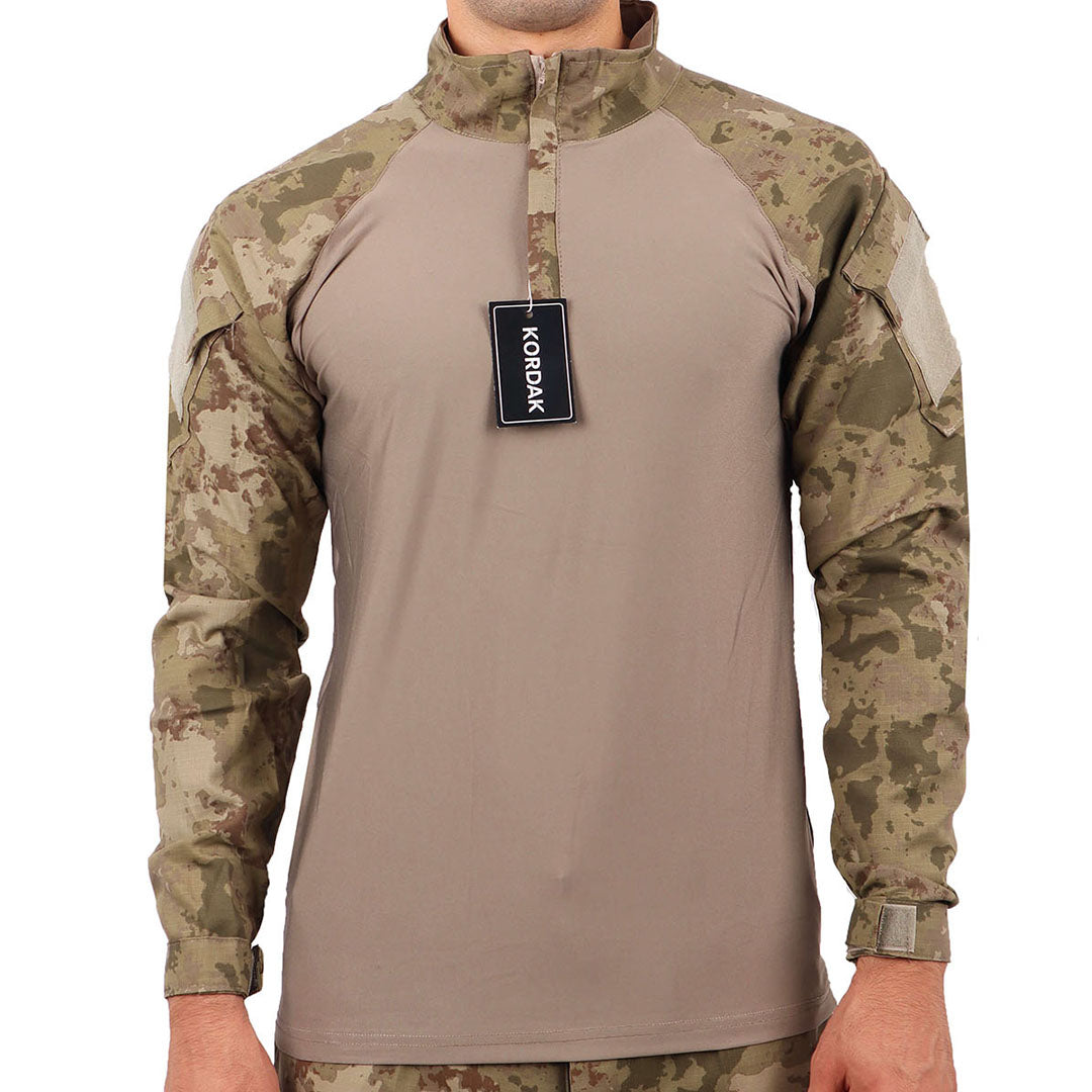 CRW Camouflage Tactical Long Sleeve Combat Operation Shirt