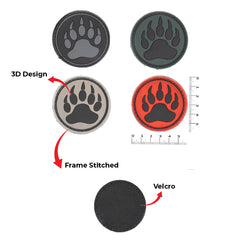 American Wolf Claw Patch (3D)