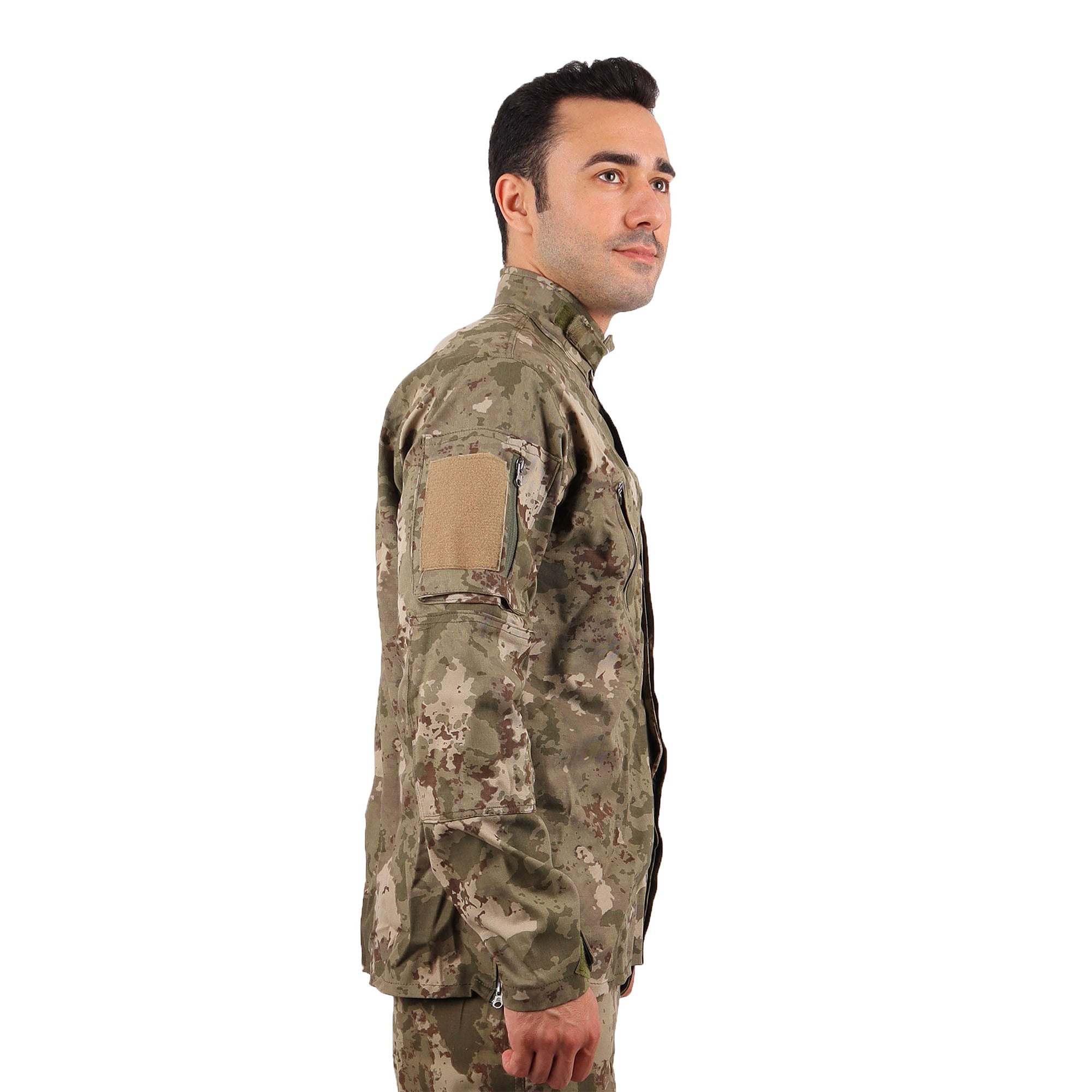 CRW Camouflage Tactical Multi-Pocket Long Sleeve Shirt