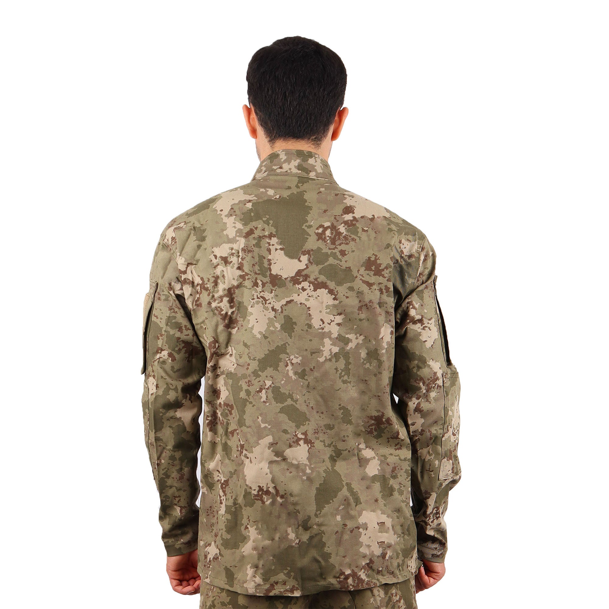 CRW Camouflage Tactical Multi-Pocket Long Sleeve Shirt